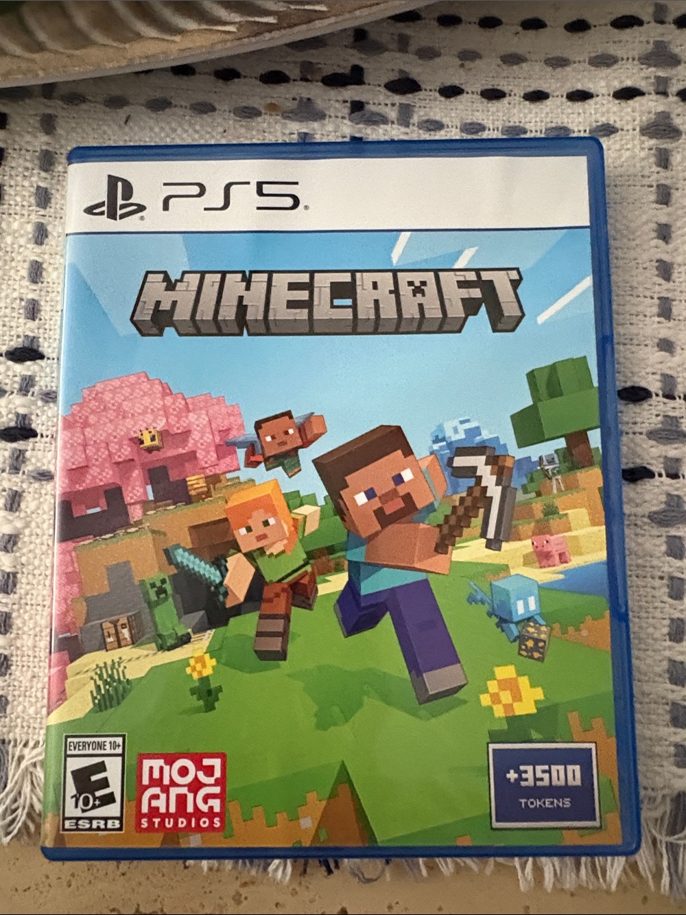 Sony PS5 Minecraft Game Case in Blue